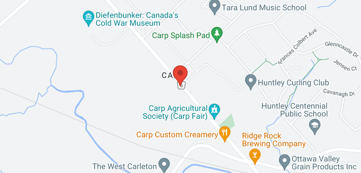 map of 3831 CARP ROAD